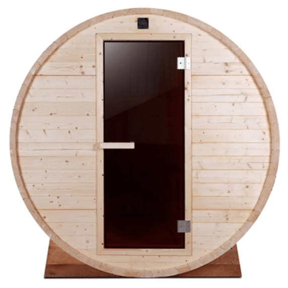 Aleko Outdoor / Indoor White Pine Barrel Sauna - 4 Person