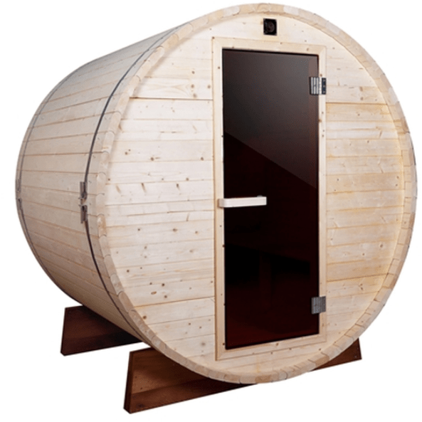 Aleko Outdoor / Indoor White Pine Barrel Sauna - 4 Person