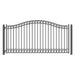 Aleko Solar Powered Steel Single Swing Driveway Gate DUBLIN Style 16 x 6 Feet