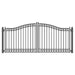 Aleko Steel Dual Swing Driveway Gate Dublin Style 14 x 6 ft DG14DUBD-AP