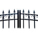 Aleko Steel Dual Swing Driveway Gate London Style 12 x 6 ft DG12LOND-AP