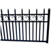 Aleko Steel Dual Swing Driveway Gate London Style 16 x 6 ft DG16LOND-AP