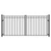 Aleko Steel Dual Swing Driveway Gate Madrid Style 14 x 6 ft DG14MADD-AP