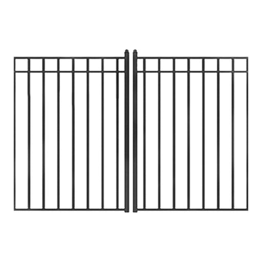 Aleko Steel Dual Swing Driveway Gate Madrid Style 14 x 6 ft DG14MADD-AP