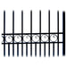 Aleko Steel Dual Swing Driveway Gate Manhattan Style 16 x 6 ft DG16MOSD-AP