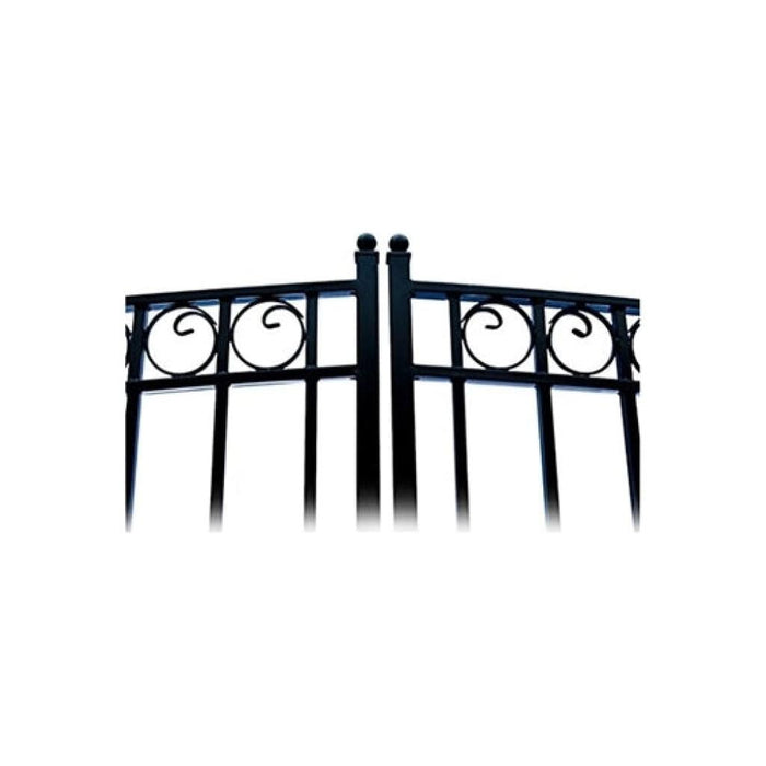 Aleko Steel Dual Swing Driveway Gate Paris Style 14 x 6 DG14PARD-AP