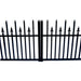 Aleko Steel Dual Swing Driveway Gate Prague Style 12 x 6 ft DG12PRAD-AP