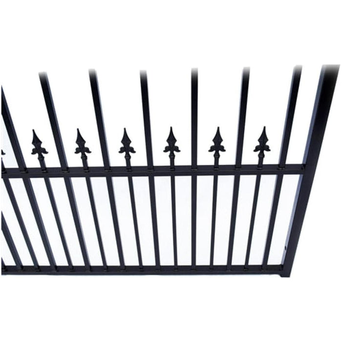 Aleko Steel Dual Swing Driveway Gate Prague Style 14 x 6 ft DG14PRAD-AP