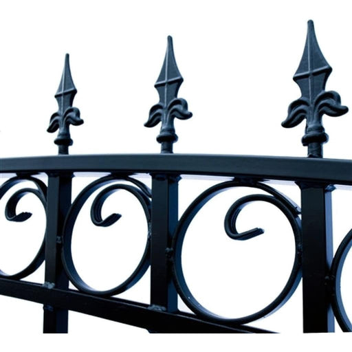 Aleko Steel Dual Swing Driveway Gate Prague Style 16 x 6 DG16PRAD-AP