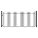 Aleko Steel Single Swing Driveway Gate Madrid Style 18 x 6 ft DG18MADSSW-AP