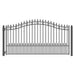 Aleko Steel Single Swing Driveway Gate ST.LOUIS Style 12 x 6 ft DG12SPTSSW-AP