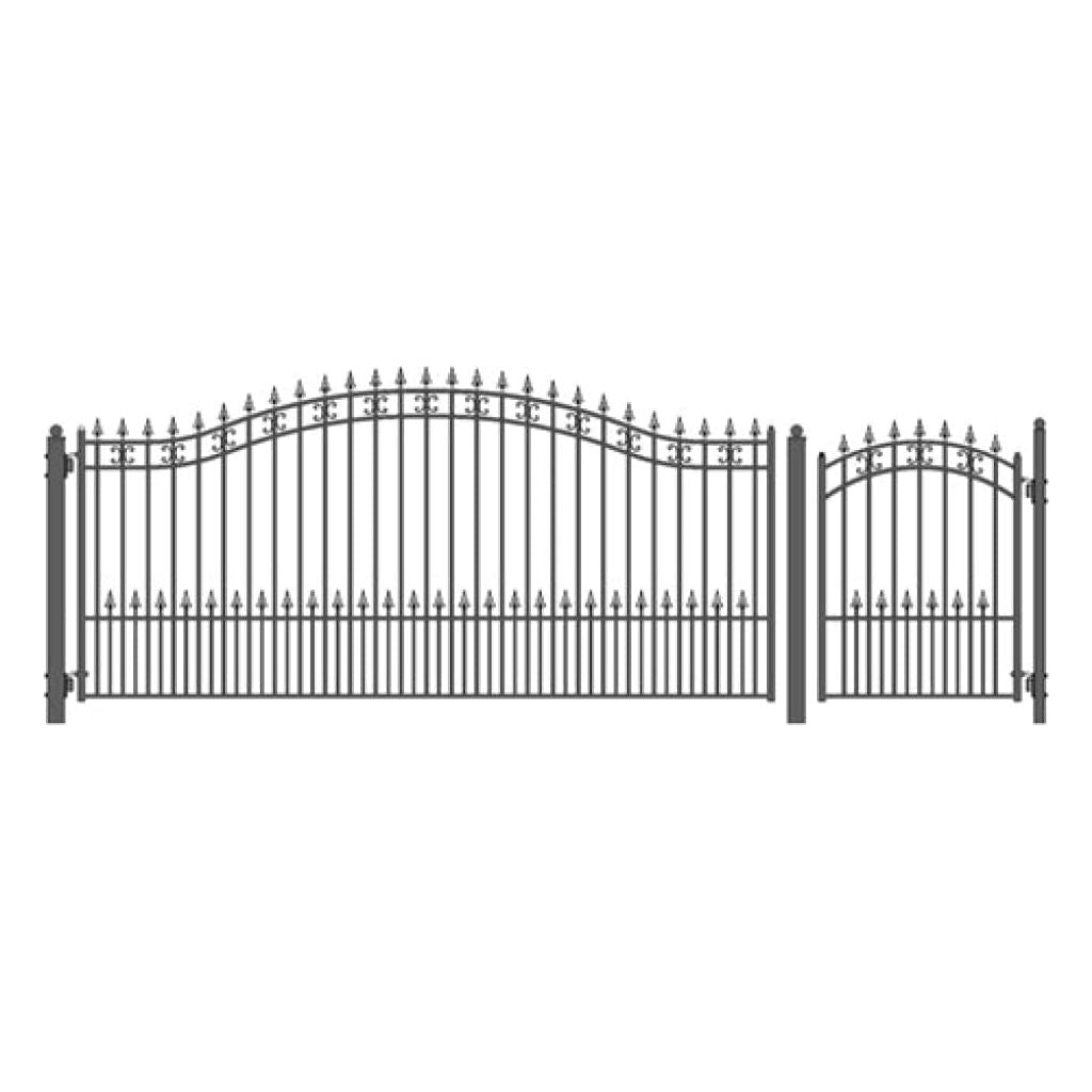 Single Swing Driveway Gates