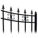 Aleko Steel Single Swing Driveway Gate ST.LOUIS Style 16 x 6 ft DG16SPTSSW-AP