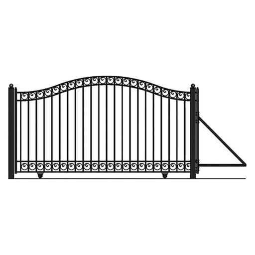 Aleko Steel Sliding Driveway Gate Dublin Style 12 x 6 ft DG12DUBSSL-AP