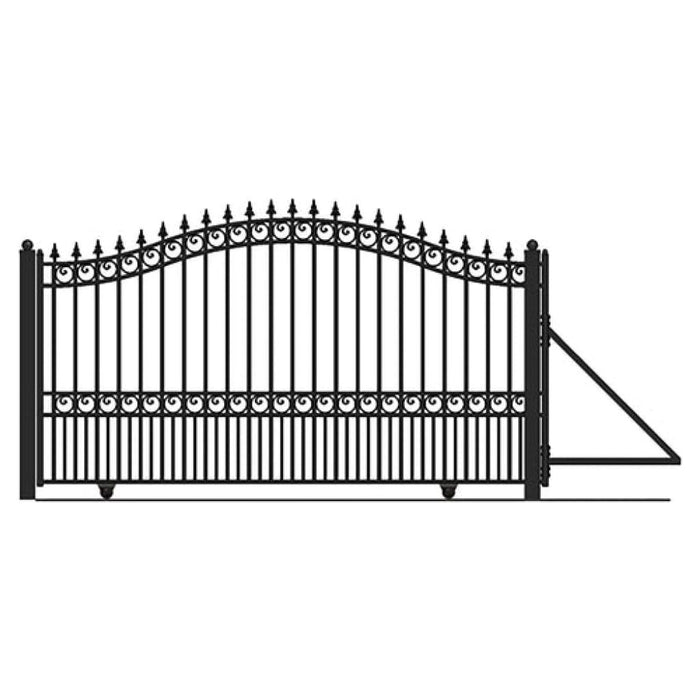 Aleko Steel Sliding Driveway Gate LONDON Style 12 x 6 ft DG12LONSSL-AP