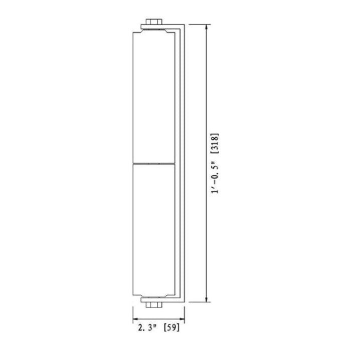 Aleko Steel Sliding Driveway Gate London Style 14 x 6 ft DG14LONSSL-AP