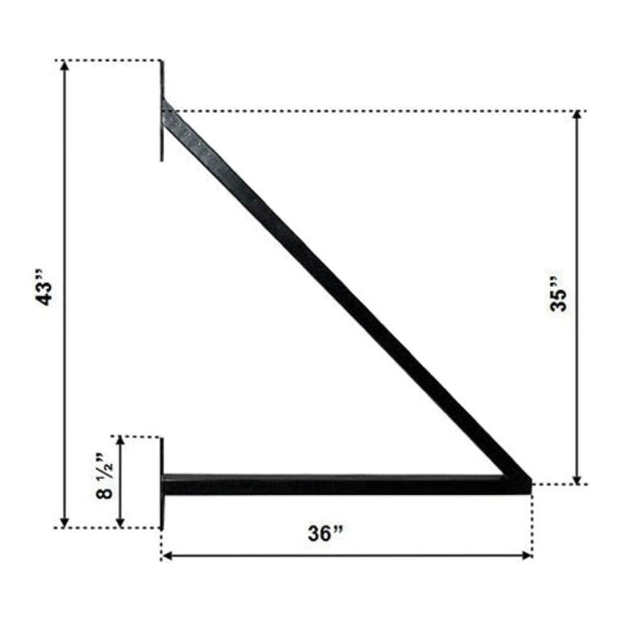 Aleko Steel Sliding Driveway Gate London Style 14 x 6 ft DG14LONSSL-AP