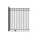 Aleko Steel Sliding Driveway Gate Madrid Style 12 x 6 1/4 Feet DG12MADSSL-AP