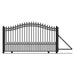 Aleko Steel Sliding Driveway Gate Prague Style 12 x 6 ft DG12PRASSL-AP