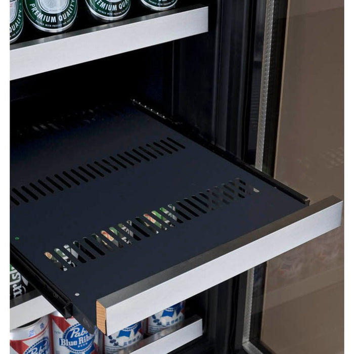 Allavino 15" Wide FlexCount II Tru-Vino Stainless Steel Right Hinge Beverage Center VSBC15-SR20