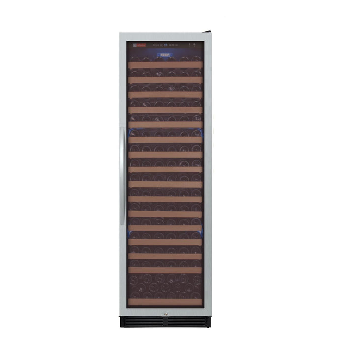 Allavino 24" Wide FlexCount Classic II Tru-Vino 174 Bottle Single Zone Stainless Steel Right Hinge Wine Refrigerator YHWR174-1SR20