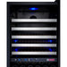 Allavino 24" Wide FlexCount II Tru-Vino 172 Bottle Dual Zone Stainless Steel Left Hinge Wine Refrigerator VSWR172-2SL20