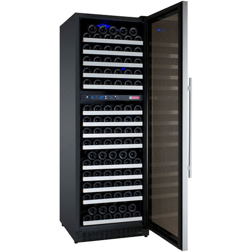 Allavino 24" Wide FlexCount II Tru-Vino 172 Bottle Dual Zone Stainless Steel Right Hinge Wine Refrigerator VSWR172-2SR20