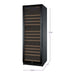 Allavino 24" Wide FlexCount II Tru-Vino 177 Bottle Single Zone Black Left Hinge Wine Refrigerator VSWR177-1BL20