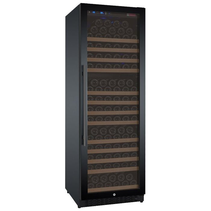 Allavino 24" Wide FlexCount II Tru-Vino 177 Bottle Single Zone Black Right Hinge Wine Refrigerator VSWR177-1BR20