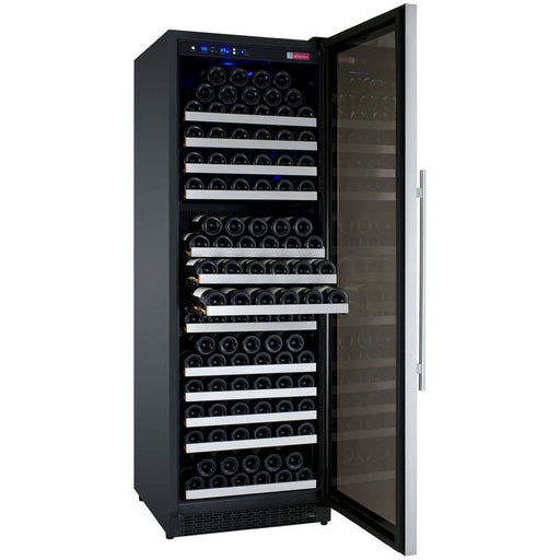 Allavino 24" Wide FlexCount II Tru-Vino 177 Bottle Single Zone Stainless Steel Right Hinge Wine Refrigerator VSWR177-1SR20