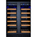 Allavino 24" Wide FlexCount II Tru-Vino 36 Bottle Dual Zone Black Wine Refrigerator VSWR36-2BF20