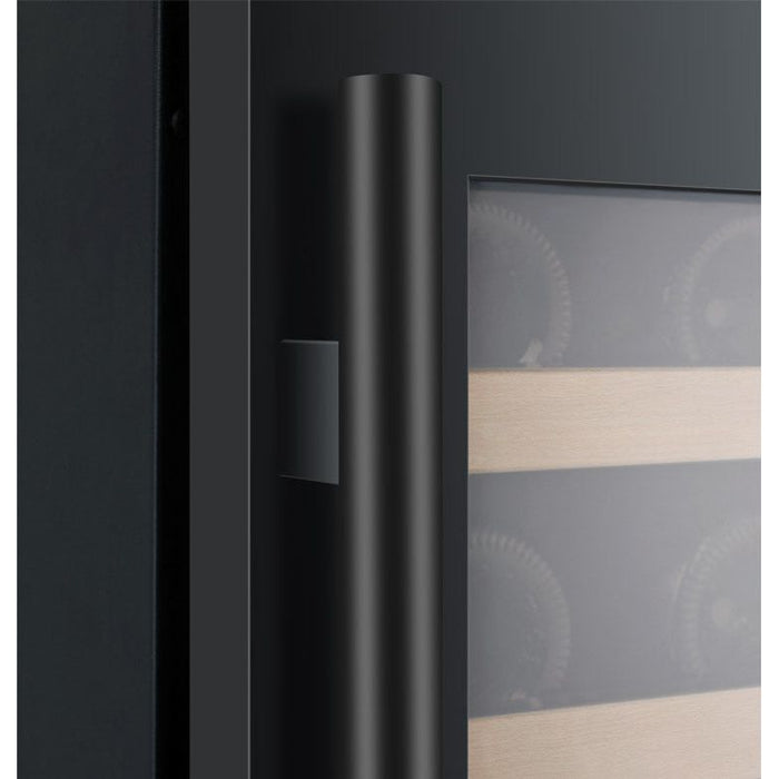 Allavino 24" Wide FlexCount II Tru-Vino 56 Bottle Dual Zone Black Left Hinge Wine Refrigerator VSWR56-2BL20