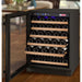 Allavino 24" Wide FlexCount II Tru-Vino 56 Bottle Single Zone Black Left Hinge Wine Refrigerator VSWR56-1BL20