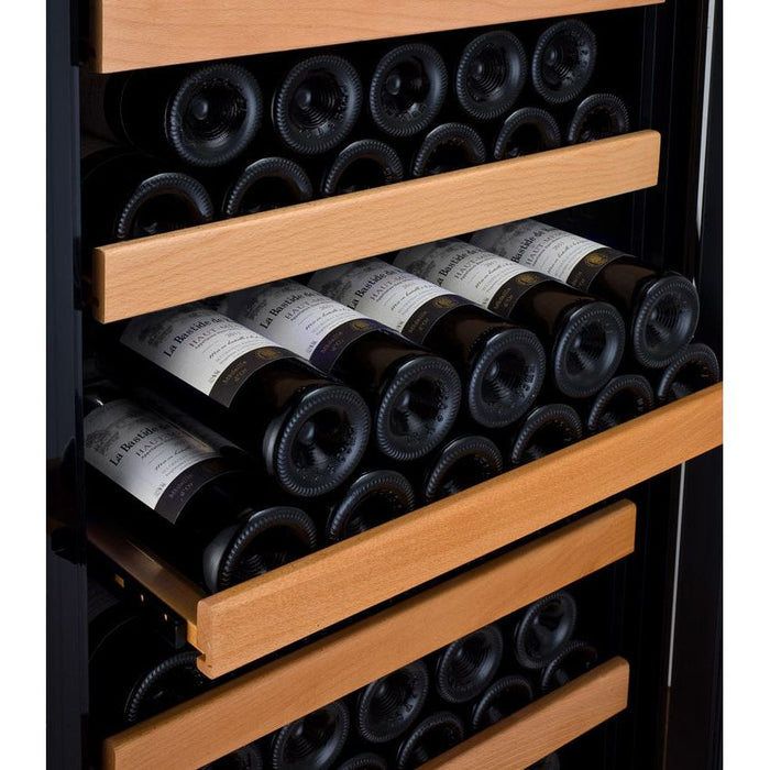 Allavino 24" Wide Vite II 99 Bottle Single Zone Black Right Hinge Wine Refrigerator YHWR115-1BR20