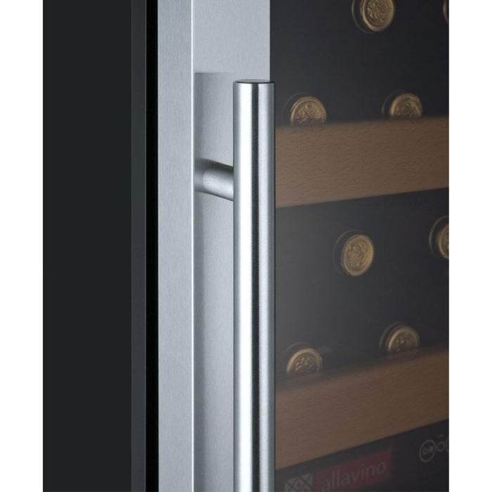 Allavino 24" Wide Vite II Tru-Vino 99 Bottle Dual Zone Stainless Steel Right Hinge Wine Refrigerator YHWR99-2SR20