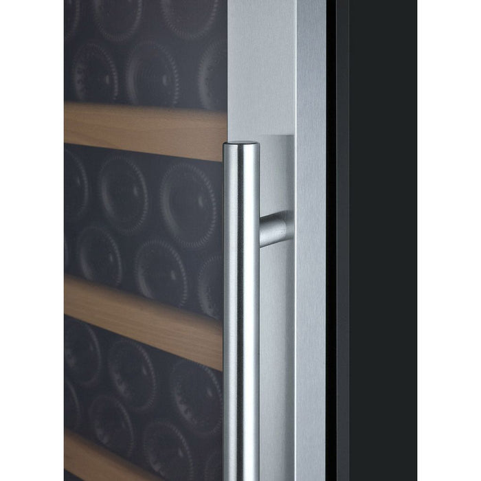 Allavino 32" Wide Vite II Tru-Vino 277 Bottle Single Zone Stainless Steel Right Hinge Wine Refrigerator YHWR305-1SR20