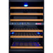 Allavino 47" Wide FlexCount II Tru-Vino 112 Bottle Four Zone Black Side-by-Side Wine Refrigerator 2X-VSWR56-2B20