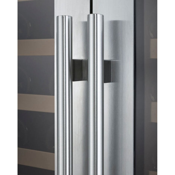 Allavino 47" Wide FlexCount II Tru-Vino 242 Bottle Four Zone Stainless Steel Side-by-Side Wine Refrigerator 2X-VSWR121-2S20