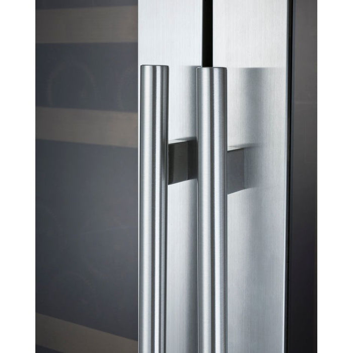 Allavino 47" Wide FlexCount II Tru-Vino 354 Bottle Dual Zone Stainless Steel Side-by-Side Wine Refrigerator 2X-VSWR177-1S20