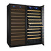 Allavino 63" Wide Vite II Tru-Vino 554 Bottle Dual Zone Black Side-by-Side Wine Refrigerator 2X-YHWR305-1B20