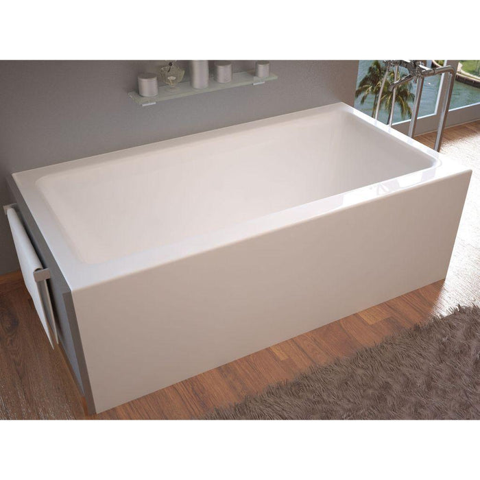 Anzzi 3060SHAL Atlantis Whirlpools Soho 30 x 60 Front Skirted Air Massage Tub with Left Drain