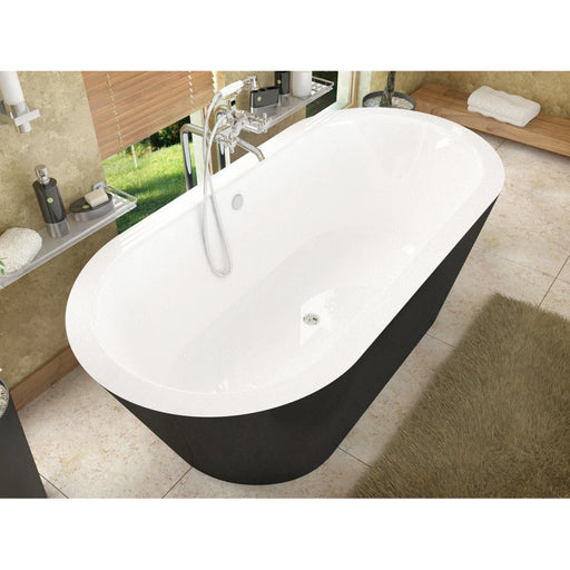 Anzzi 3265VY Atlantis Whirlpools Valley 32 x 65 Freestanding One Piece Soaker Tub with Center Drain