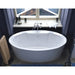 Anzzi 3468SS Atlantis Whirlpools Suisse 34 x 68 Oval Freestanding Soaker Bathtub