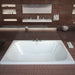 Anzzi 4060N Atlantis Whirlpools Neptune 40 x 60 Rectangular Soaking Bathtub