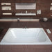 Anzzi 4060NAL Atlantis Whirlpools Neptune 40 x 60 Rectangular Air Jetted Bathtub