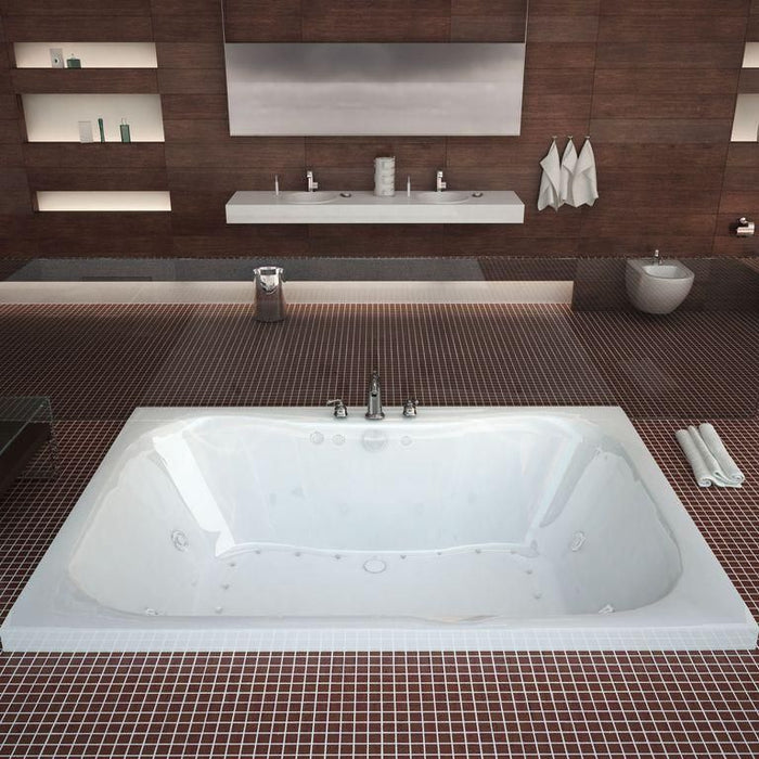 Anzzi 4060NDL Atlantis Whirlpools Neptune 40 x 60 Rectangular Air & Whirlpool Jetted Bathtub