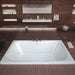 Anzzi 4060NDL Atlantis Whirlpools Neptune 40 x 60 Rectangular Air & Whirlpool Jetted Bathtub