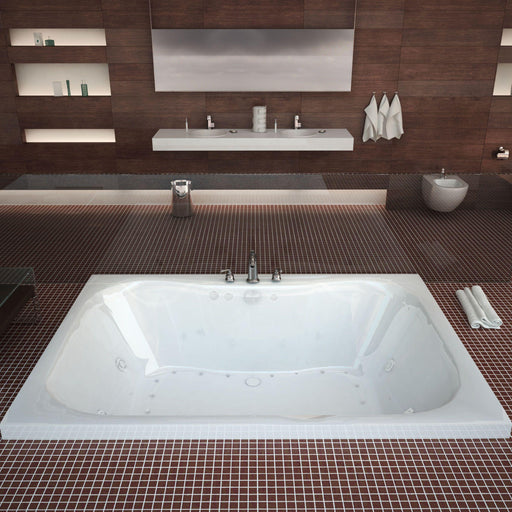 Anzzi 4060NDR Atlantis Whirlpools Neptune 40 x 60 Rectangular Air & Whirlpool Jetted Bathtub