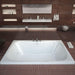 Anzzi 4060NWL Atlantis Whirlpools Neptune 40 x 60 Rectangular Whirlpool Jetted Bathtub