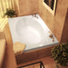 Anzzi 4260V Atlantis Whirlpools Vogue 42 x 60 Rectangular Soaking Bathtub